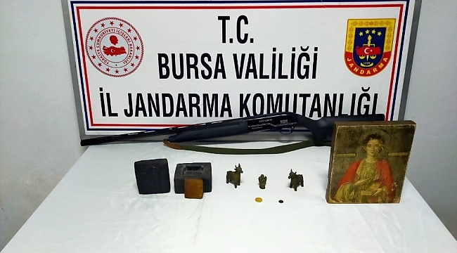 Bursa'da 1 buçuk milyon değerinde tarihi eser ele geçirildi: 6 gözaltı