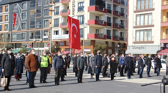 Çan'da İstiklal Marşı'nın kabulünün 100. yıl dönümünü kutlandı