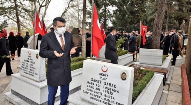 Çanakkale kahramanları Yıldırım'da anıldı