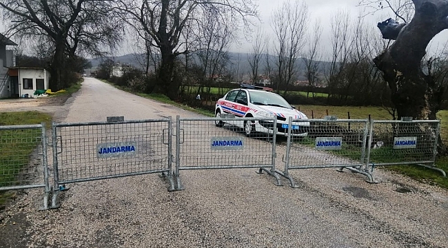 Çanakkale'de bir köy karantina altına alındı