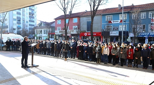 Çankırı tek nefes oldu, belediye hoparlörlerinden İstiklal Marşı seslendirildi