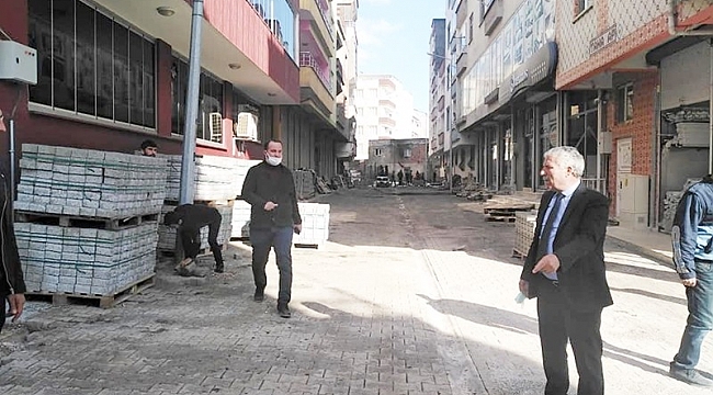 Çermik sokakları parke taşıyla rahat bir nefes aldı