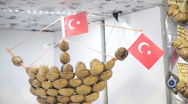 Ceviz kabukları geçim kaynağı oldu
