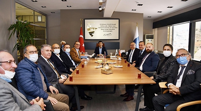CHP'li vekiller Başkan Günel ile buluştu
