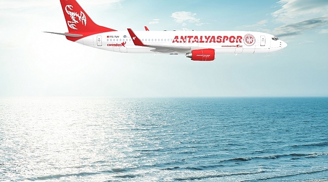 Corendon Airlines'ten Antalyaspor'a final hediyesi takım uçağı