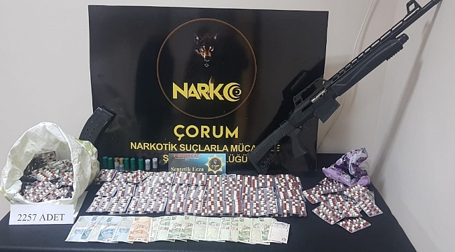 Çorum'da uyuşturucu operasyonu, 4 tutuklama