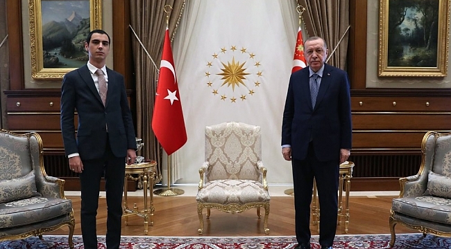 Cumhurbaşkanı Erdoğan, Muhsin Yazıcıoğlu'nun oğlu ile görüştü