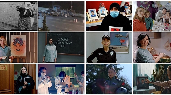 Cumhurbaşkanlığı İletişim Başkanlığından "8 Mart Dünya Kadınlar Günü" için özel klip
