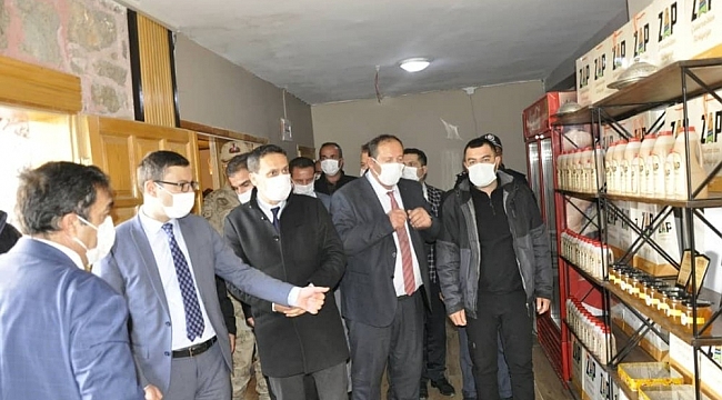 DAP heyeti Çukurca'da incelemelerde bulundu
