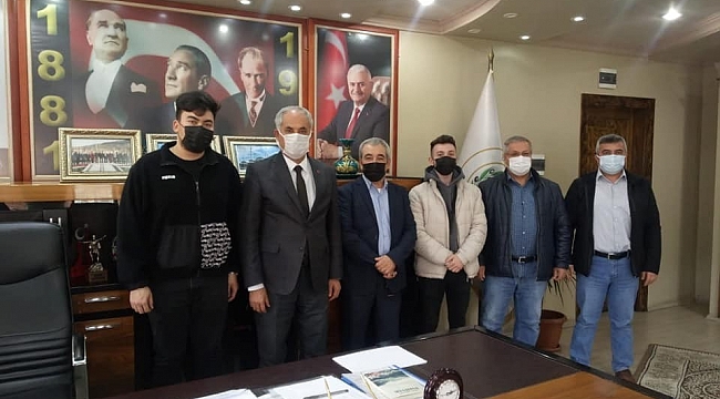 Darıca Bilecikliler Yardımlaşma ve Dayanışma Derneğinden Başkan Yaman'a ziyaret