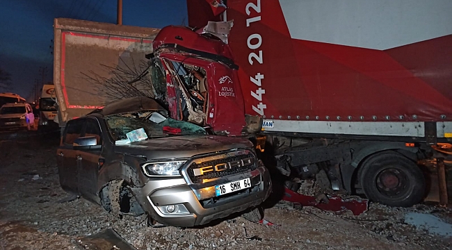 Dehşet saçan tır şoförü yara almadan kurtuldu, kazadan sonra gözaltına alındı