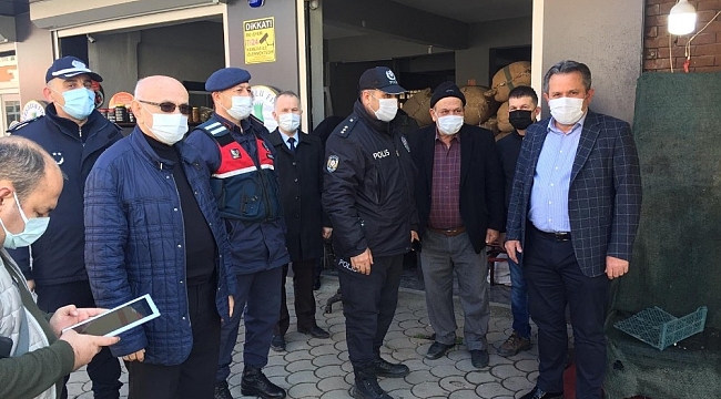 Denetime Başkan Koloğlu da katıldı