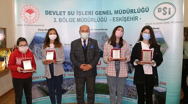 Dereceye giren öğrenciler ödüllendirildi