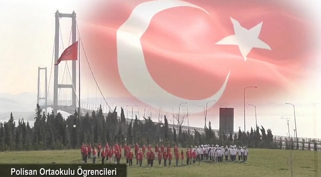 Dilovası'nda İstiklal Marşı coşkusu