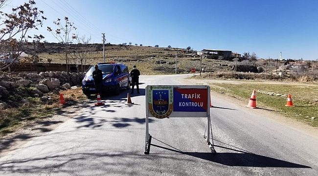 Dinar'da 300 nüfuslu köy korona karantinasına alındı