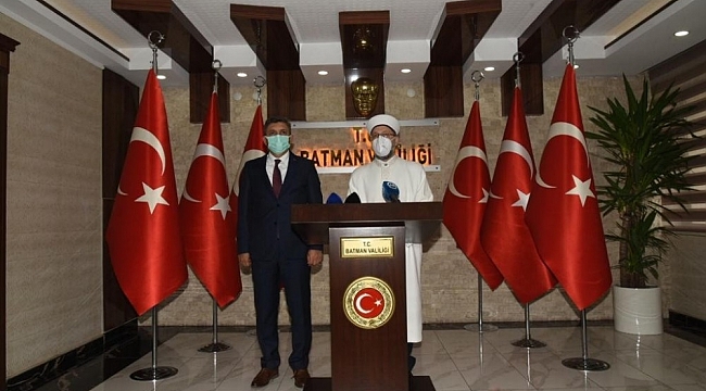 Diyanet İşleri Başkanı Erbaş Batman'da çeşitli ziyaretlerde bulundu