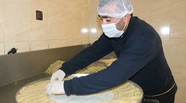 Diyarbakır'ın tescilli burma kadayıfına büyük rağbet
