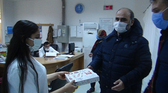 Doktora şiddette pizzalı özür