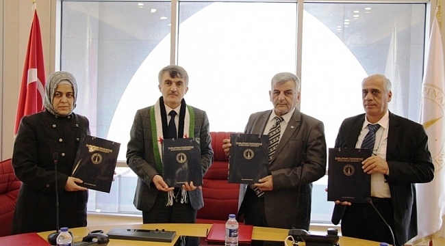 DPÜ ile Özgür Halep Üniversitesi arasında iş birliği protokolü