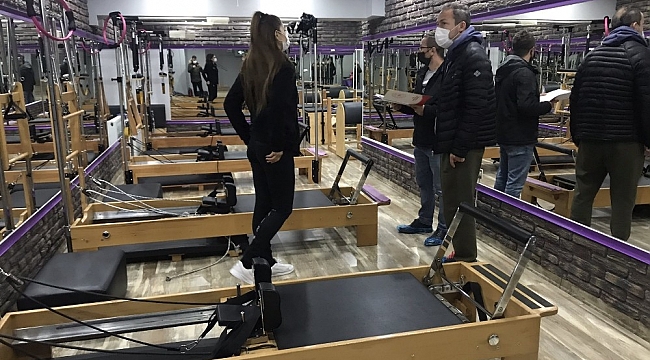 Düzce'de spor salonları pandemi denetimi
