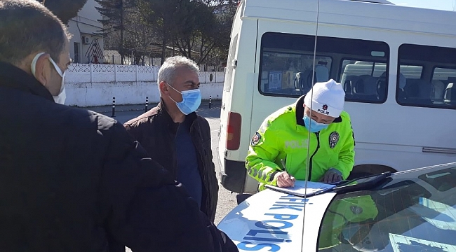 Düzce'de toplu taşıma araçları denetlendi