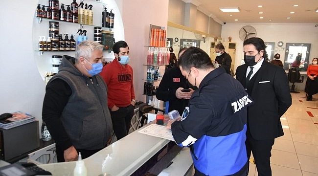 Edremit Zabıta korona denetimlerini çok sıkı tutuyor