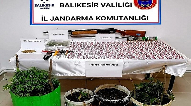 Edremit'te uyuşturucu operasyonu: 9 gözaltı
