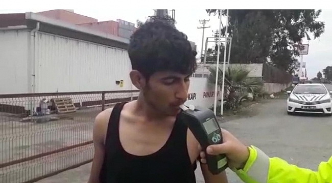 Ehliyetsiz alkollü sürücü ikinci kez yakalandı