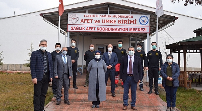 Elazığ'da Sağlık Afet Koordinasyon Merkezi hizmete girdi