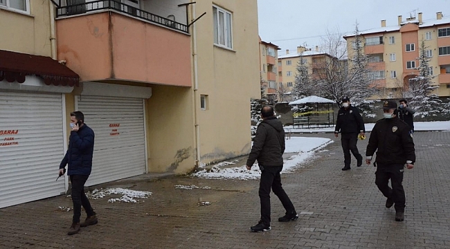 Emet'te geniş çaplı karantina uygulamalarına gidildi
