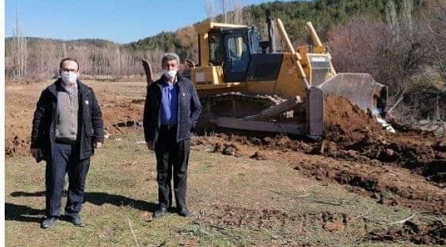 Emet'te mera temizleme ve tesviye çalışmaları
