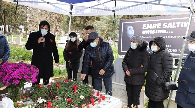 Emre Saltık vefatının 4'üncü yılında kabri başında anıldı