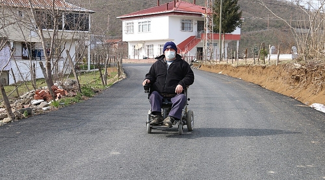 Engelli vatandaşın yol sevinci