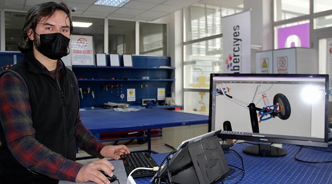 ERÜ Öğretim Görevlisinden kargo araçları ve motosikletlerini rahatlatacak buluş
