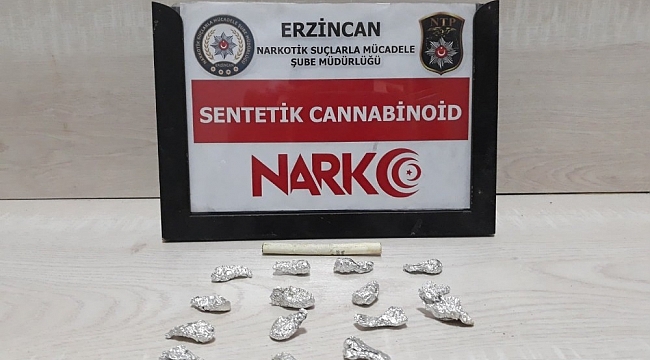 Erzincan'da uyuşturucu satıcısı 3 kişi tutuklandı