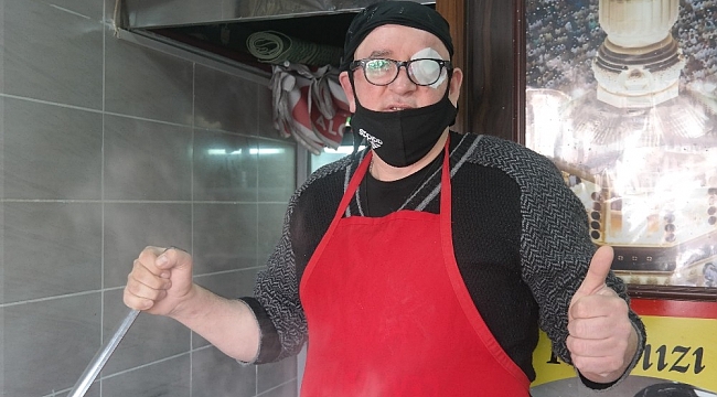 Eskiden et ustasıydı şimdi helvacı oldu