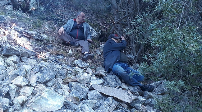 Eskişehir'de dağlık arazide mahsur kalan 4 kişi helikopterle kurtarıldı