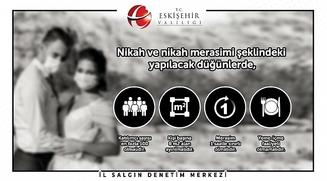 Eskişehir Valiliği'nden nikâh merasimleriyle ilgili bir uyarı