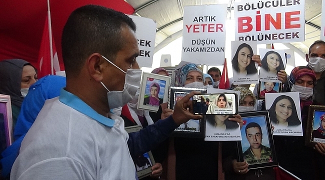 Evlat nöbetindeki ailelerden Almanya'da eylem yapan Maide Türemiş'e destek