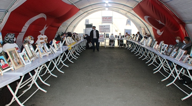 Evlat nöbetindeki ailelerin eylemi 554'üncü gününde devam ediyor
