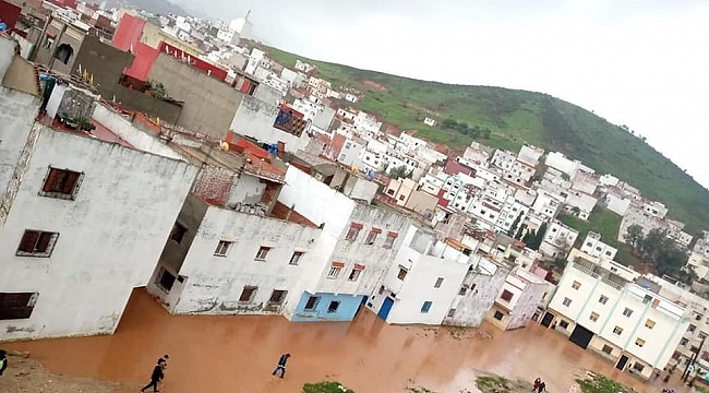 Fas'ta sel felaketinde 275 evi su bastı