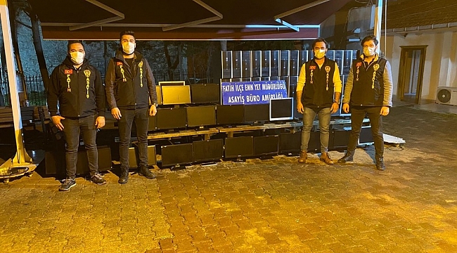 Fatih'te sanal kumar operasyonu