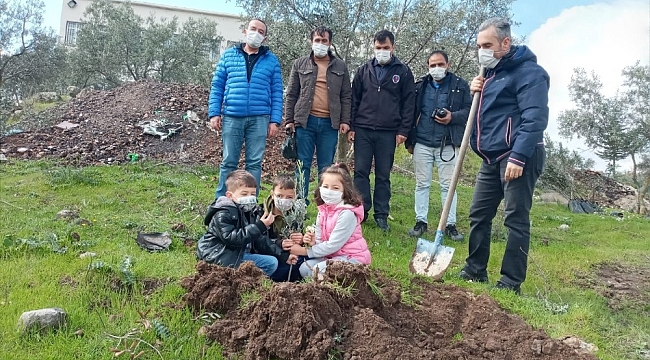 Fidan dikerek geleceklerine sahip çıktılar