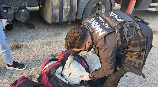 Film gibi operasyonla 50 kilo esrar ele geçirildi