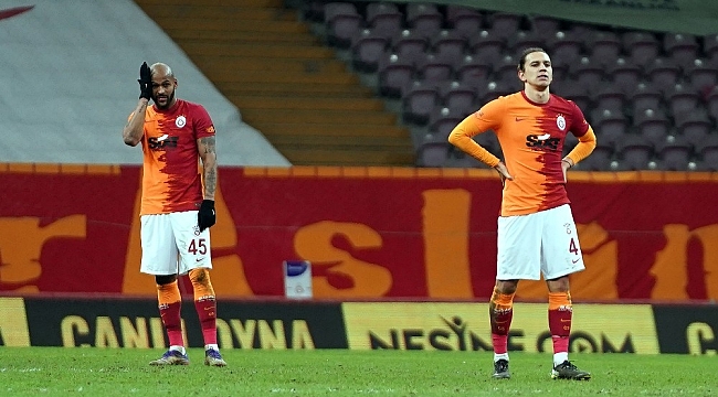 Galatasaray'ın evindeki galibiyet serisi bitti