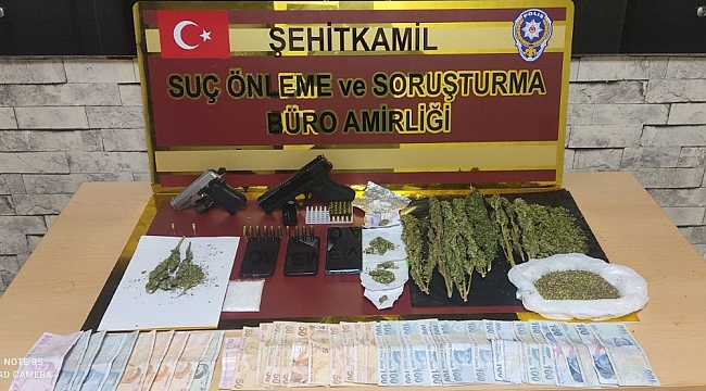 Gaziantep'te uyuşturucu operasyonu: 4 gözaltı