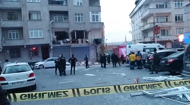 Gaziosmanpaşa'da doğalgaz patlaması: 1 yaralı