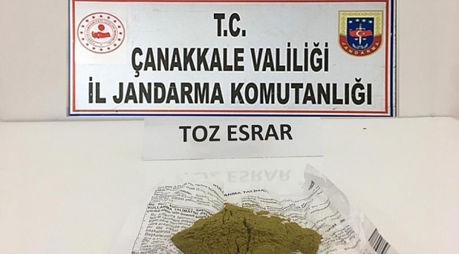 Geyikli'de uyuşturucu operasyonu