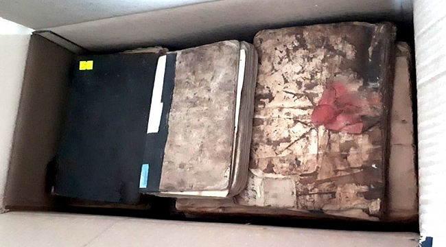 Giresun'da el yazması eserler Diyanet İşleri Başkanlığı Merkez Kütüphanesi'ne teslim edildi