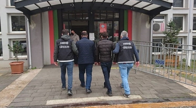 Giresun'da uyuşturucu madde ticaretinden 1 kişi tutuklandı